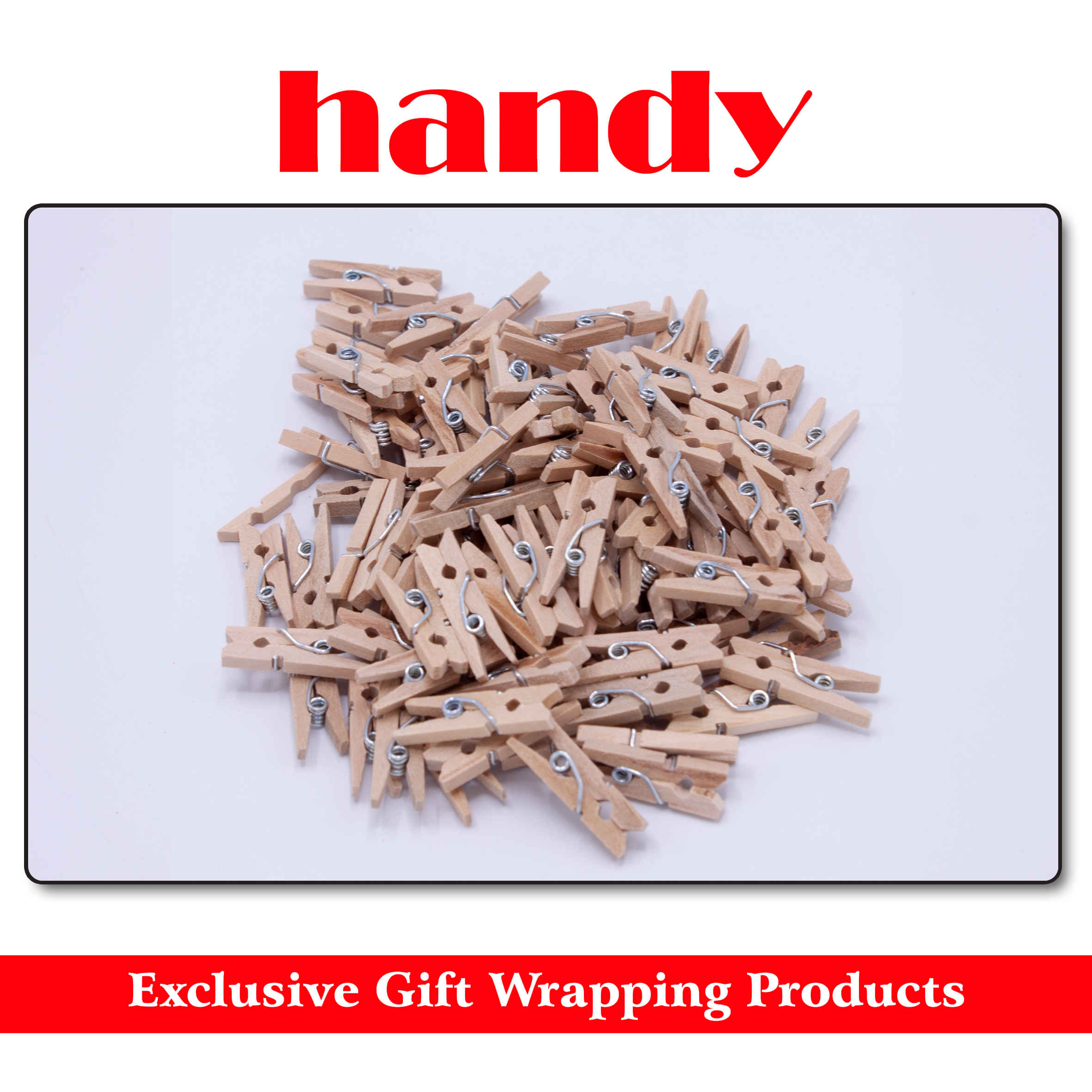 گیره چوبی ساده - خاکی