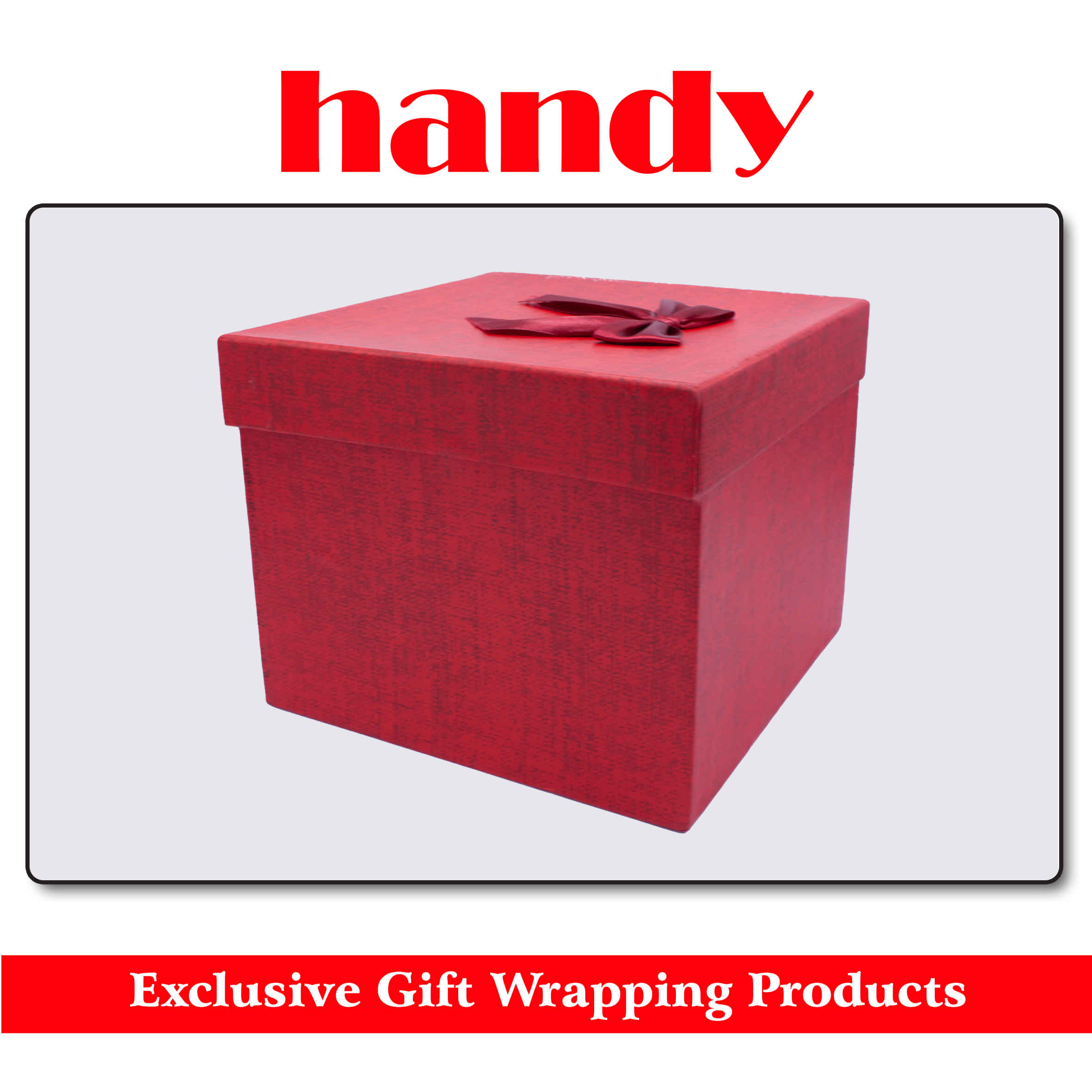 جعبه مربع بلند 5 سایز - قرمز ترامدار