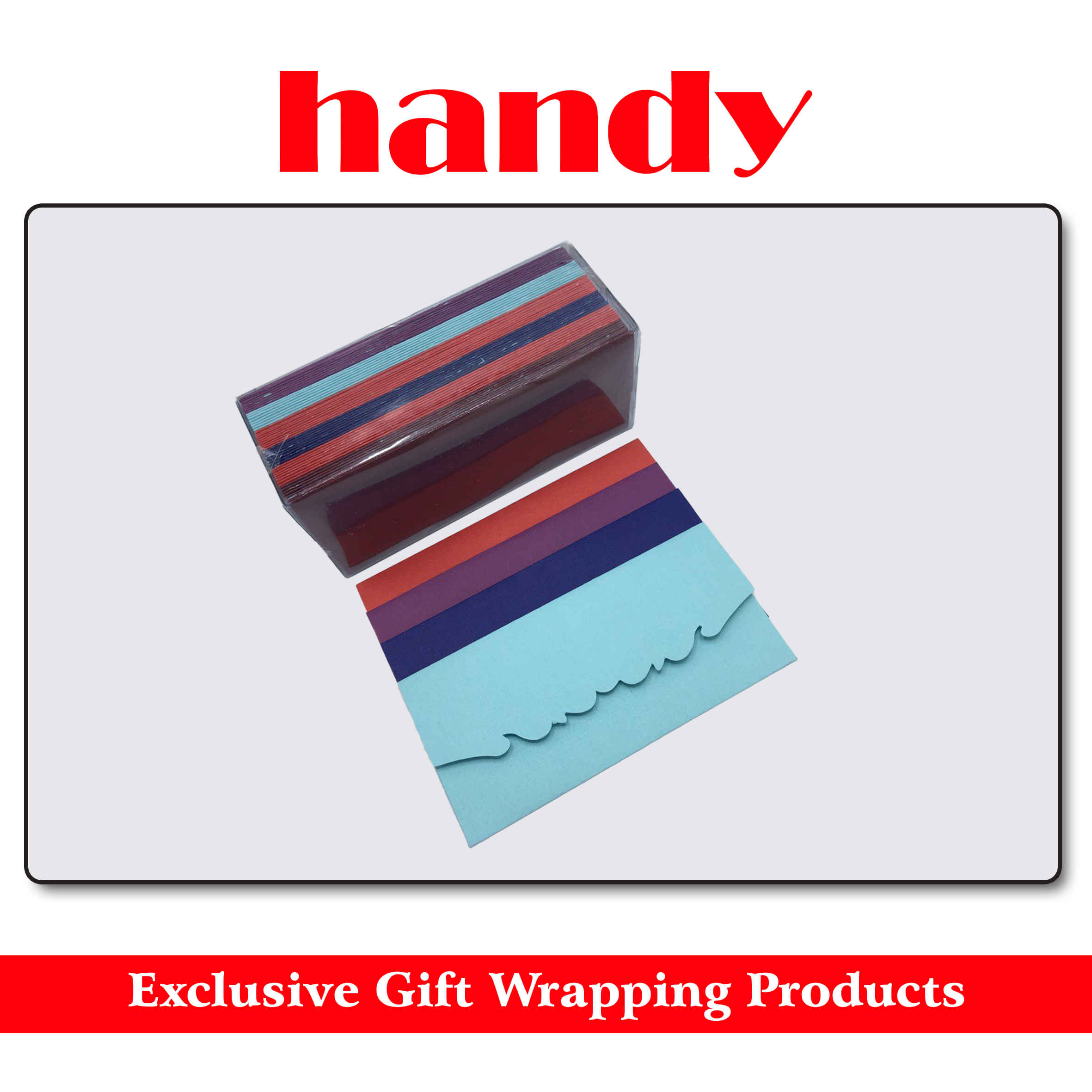 پاکت پول کتان رنگی