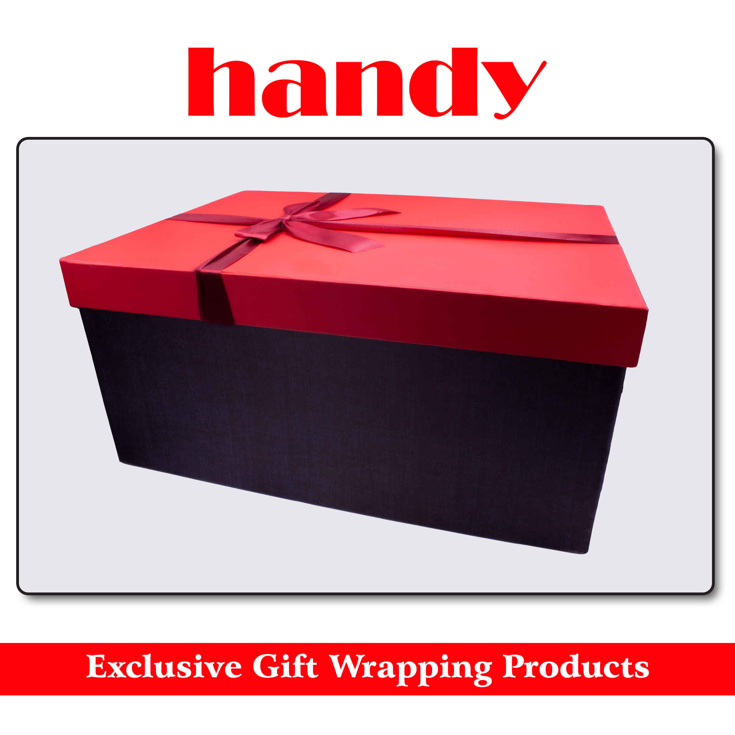 جعبه مستطیل مگا سایز 5 تکه - قرمز مشکی