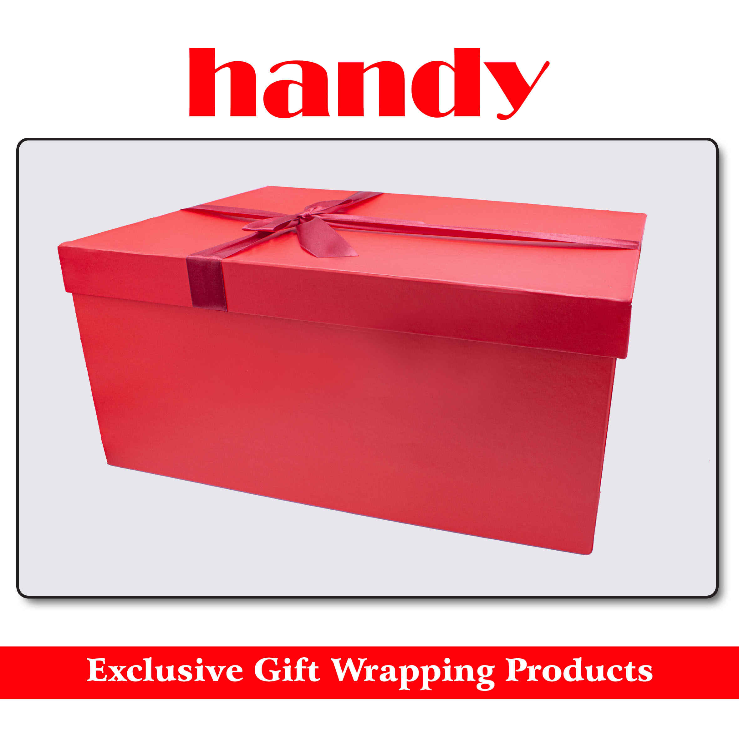 جعبه مستطیل مگا سایز 5 تکه - قرمز