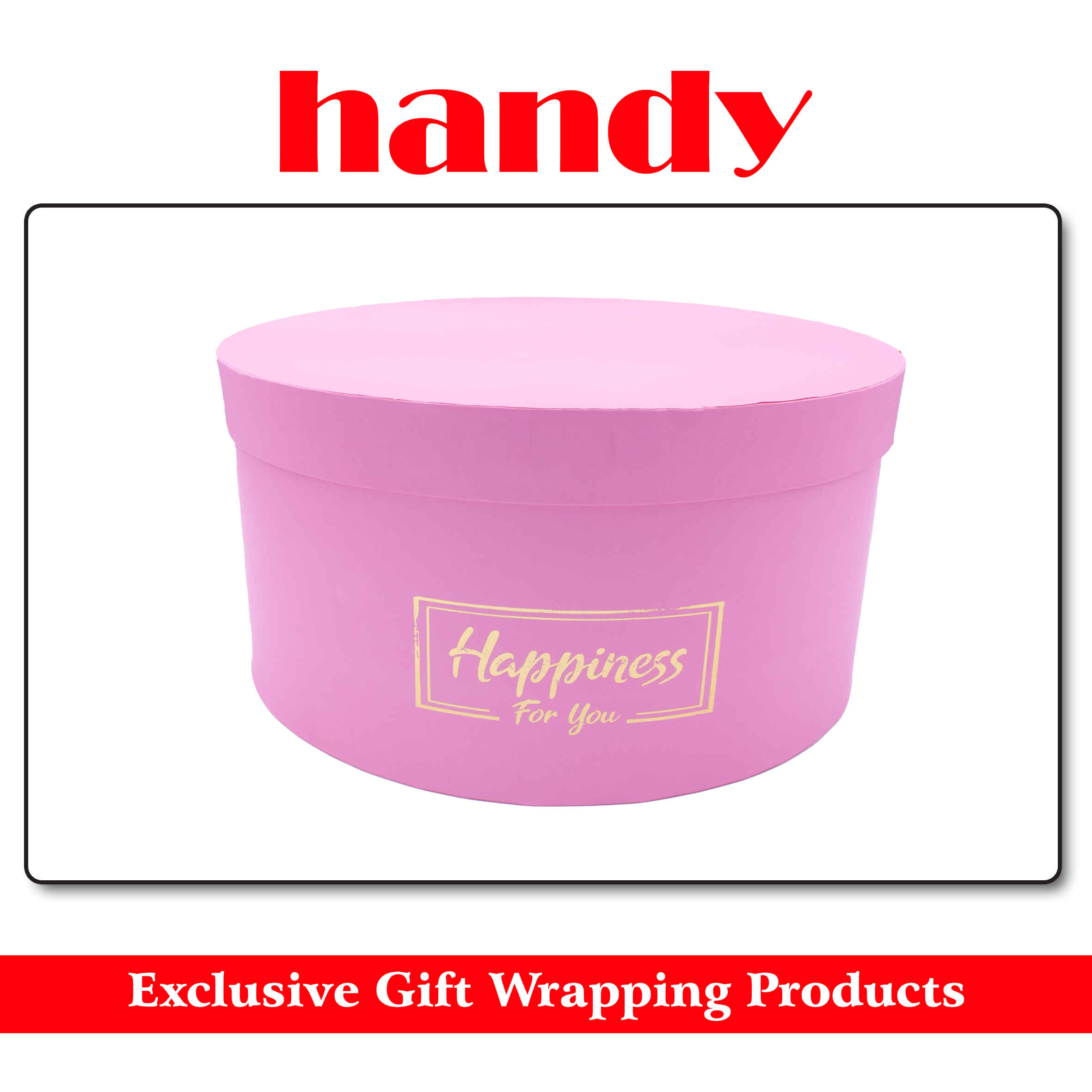 جعبه گرد 5 سایز - صورتی