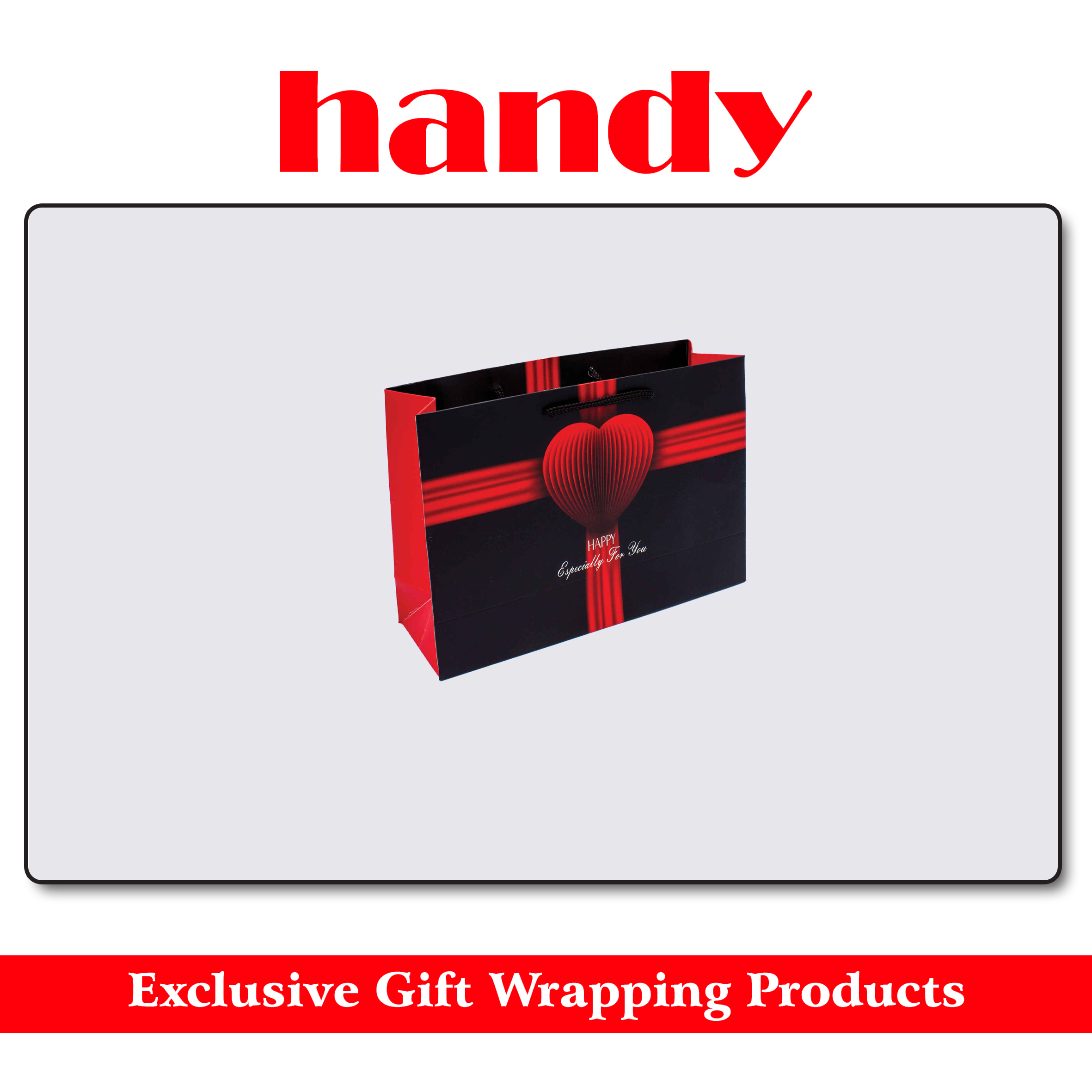 ساک هدیه سایز3 - افقی ( قلب جور )