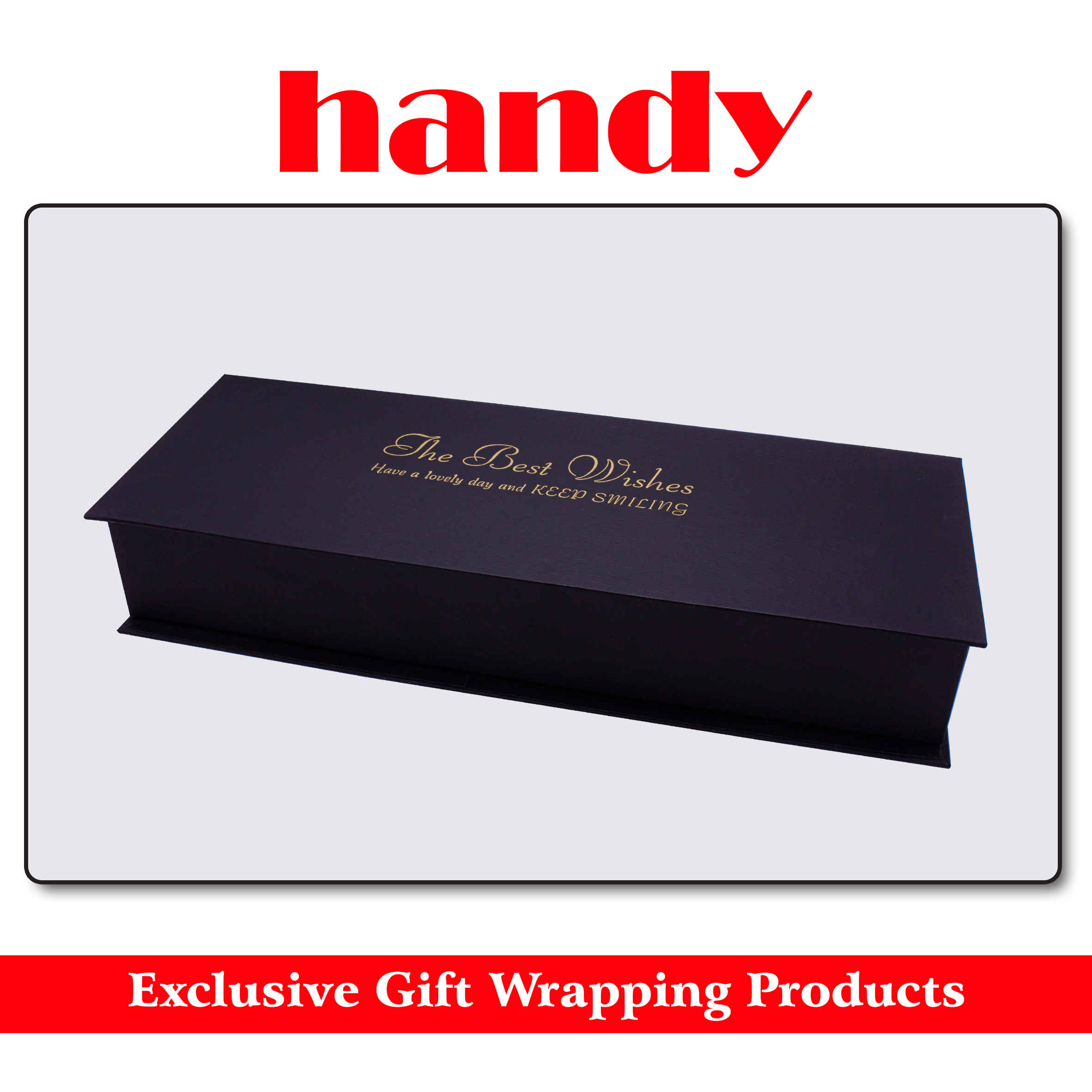 باکس گل چند شاخه کتابی ( پوست ماری ) - مشکی