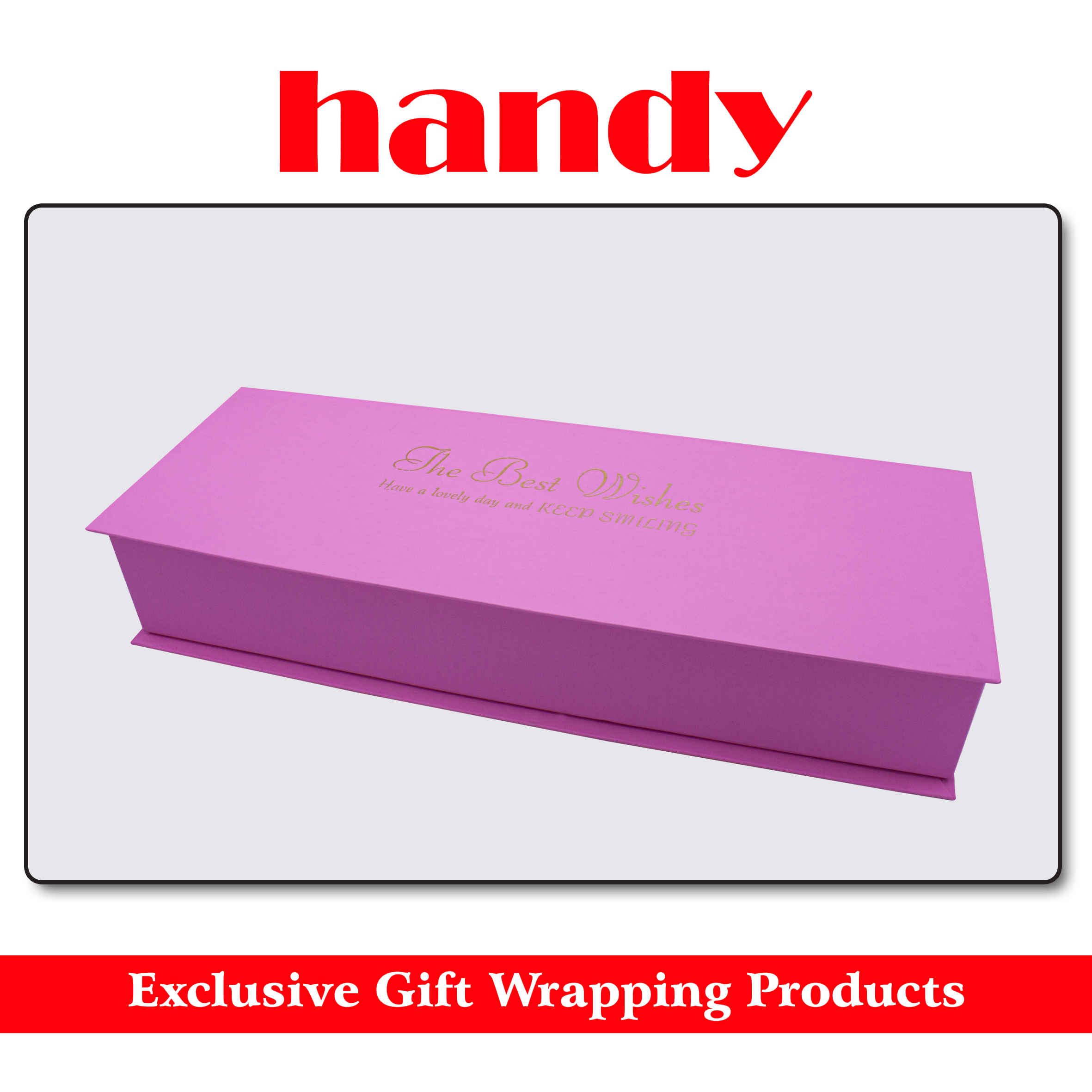 باکس گل چند شاخه کتابی ( پوست ماری ) - صورتی